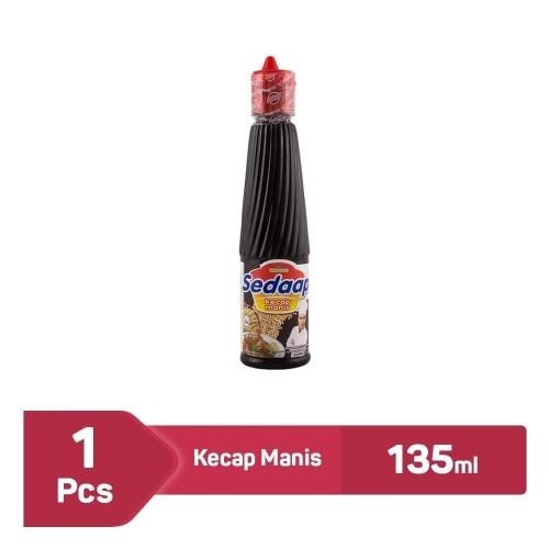 

5 botol Sedaap Kecap Manis Botol 135ml - DOSISHOP88