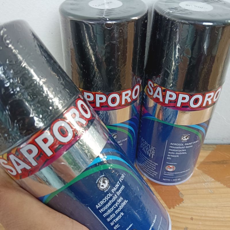 cat spray pilok pilox cat spray sapporo chrome crome 300cc stainless chrome 300cc