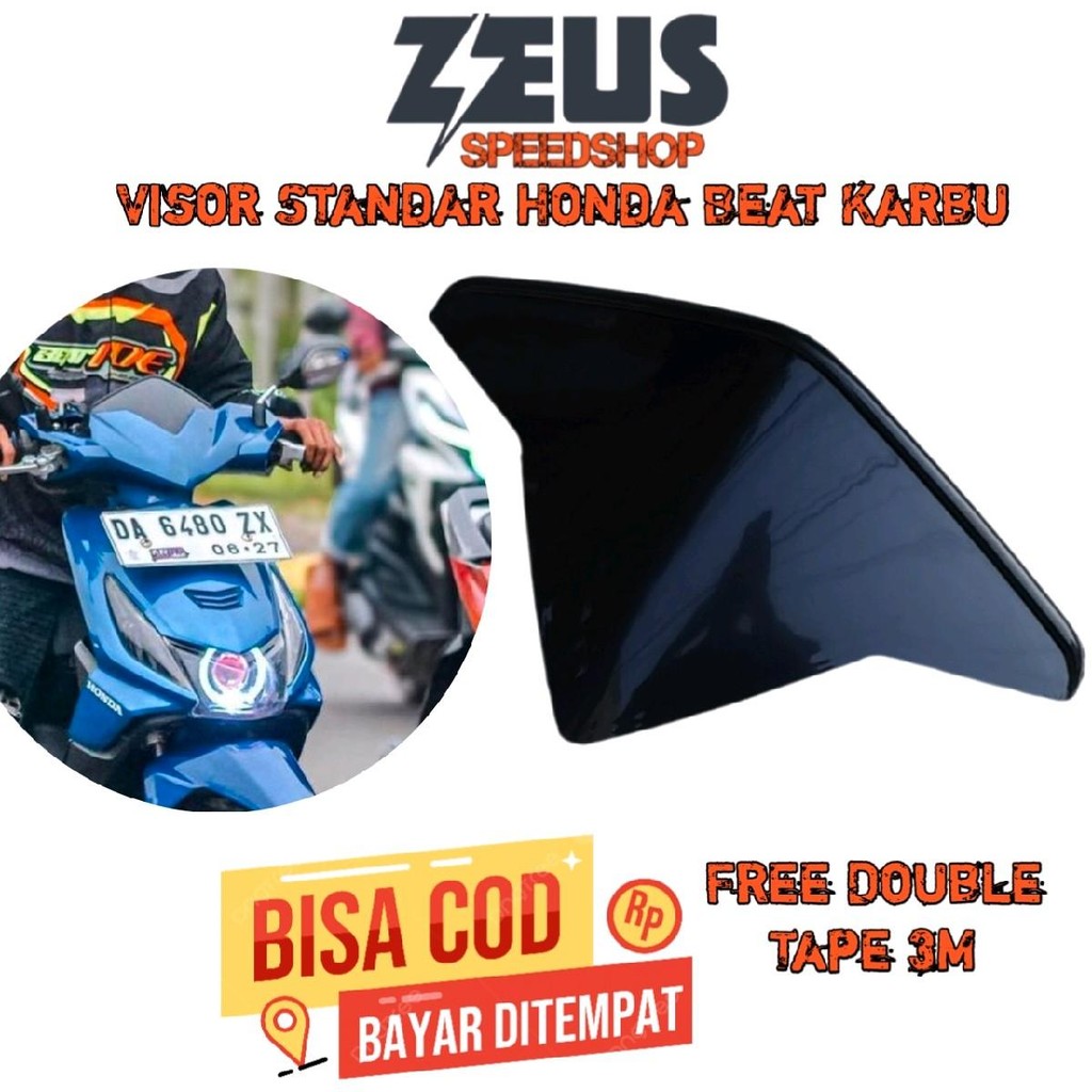 VISOR STANDAR BEAT KARU VISOR BEAT KARBU VISOR VARIASI BEAT KARBU Motorcycle Aksesoris