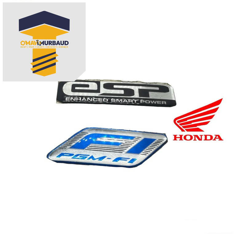 EMBLEM STIKER LOGO ORIGINAL HONDA TIMBUL