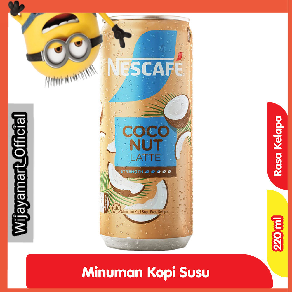 

Nescafe Minuman Kopi Susu Rasa Coconut Latte Can 220 ml