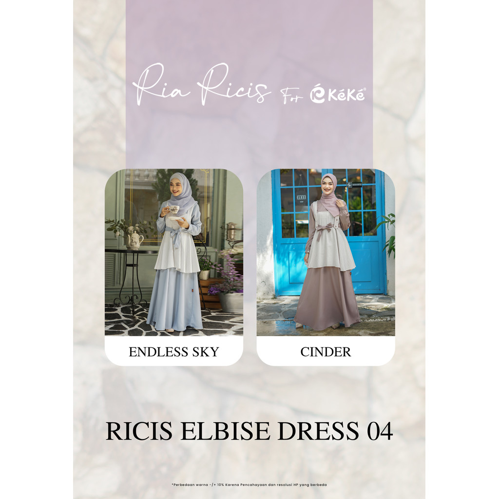 Gamis Dewasa Gdk Dl Ricis Elbise Dress 04 by Keke