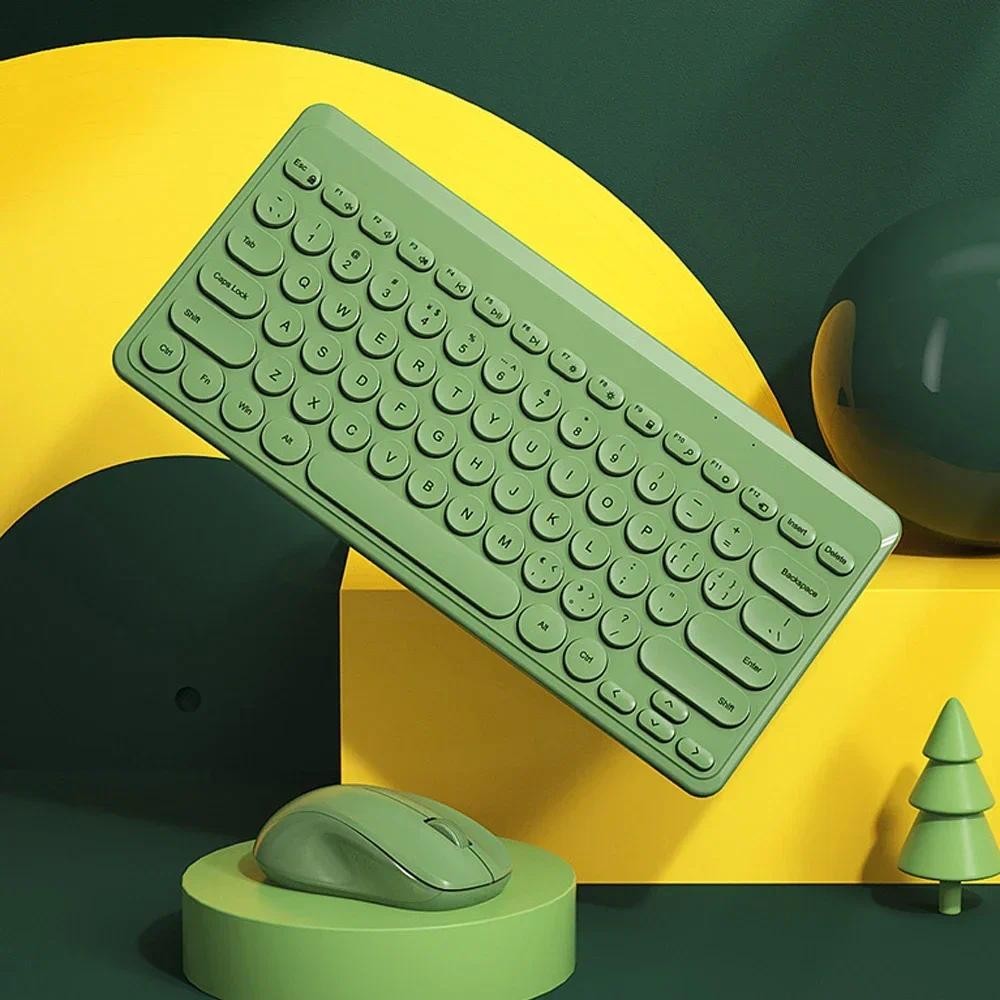 

2.4G Wireless Keyboard Mouse Set USB 79 Keycaps Mute Mini Wireless Gaming Keyboard Mouse Combo For Kit PC Gamer Computer Laptop