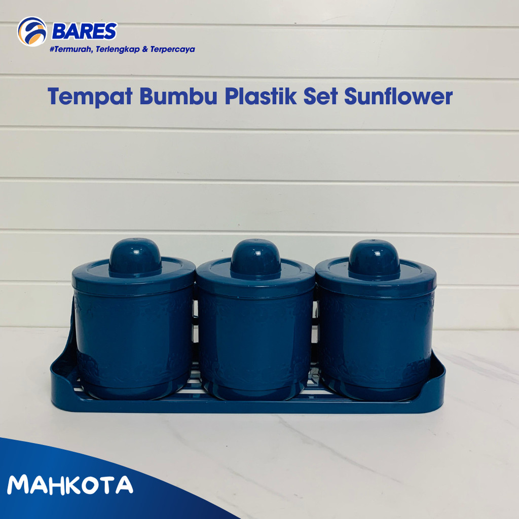 Tempat Bumbu Dapur / Rak Bumbu Plastik / Rak Dapur Plastik / Tempat Bumbu Mahkota Sun Flower