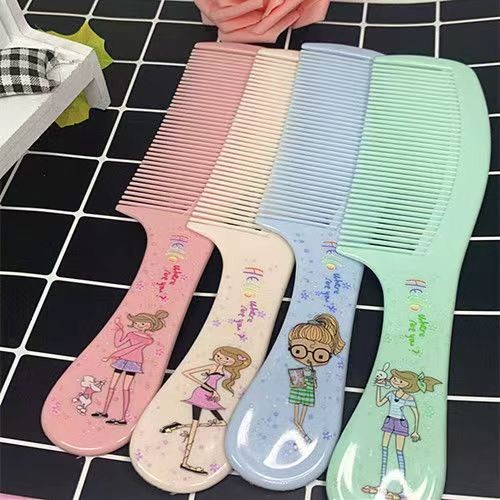 Sisir Rambut/Sisir Ekor Kuda Plastik Anti Statis untuk Rambut Panjang Wanita/Sisir Rambut Besar Plas