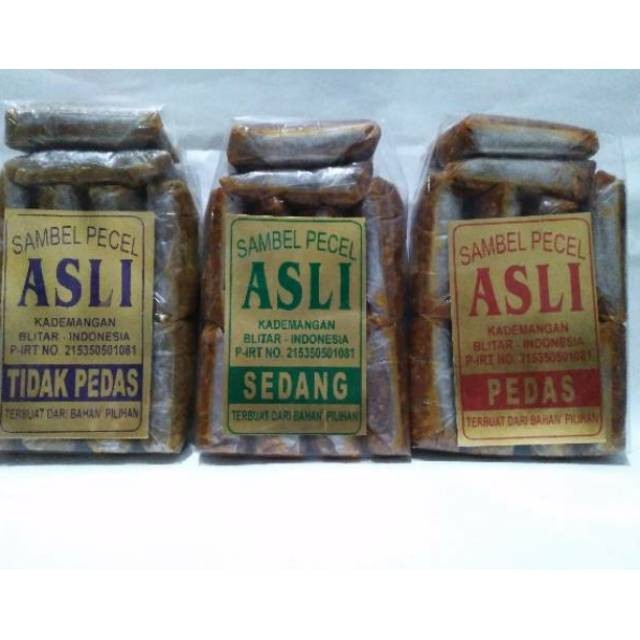 

FJM-02 Sambel pecel 400 gr "ASLI" Blitar ___