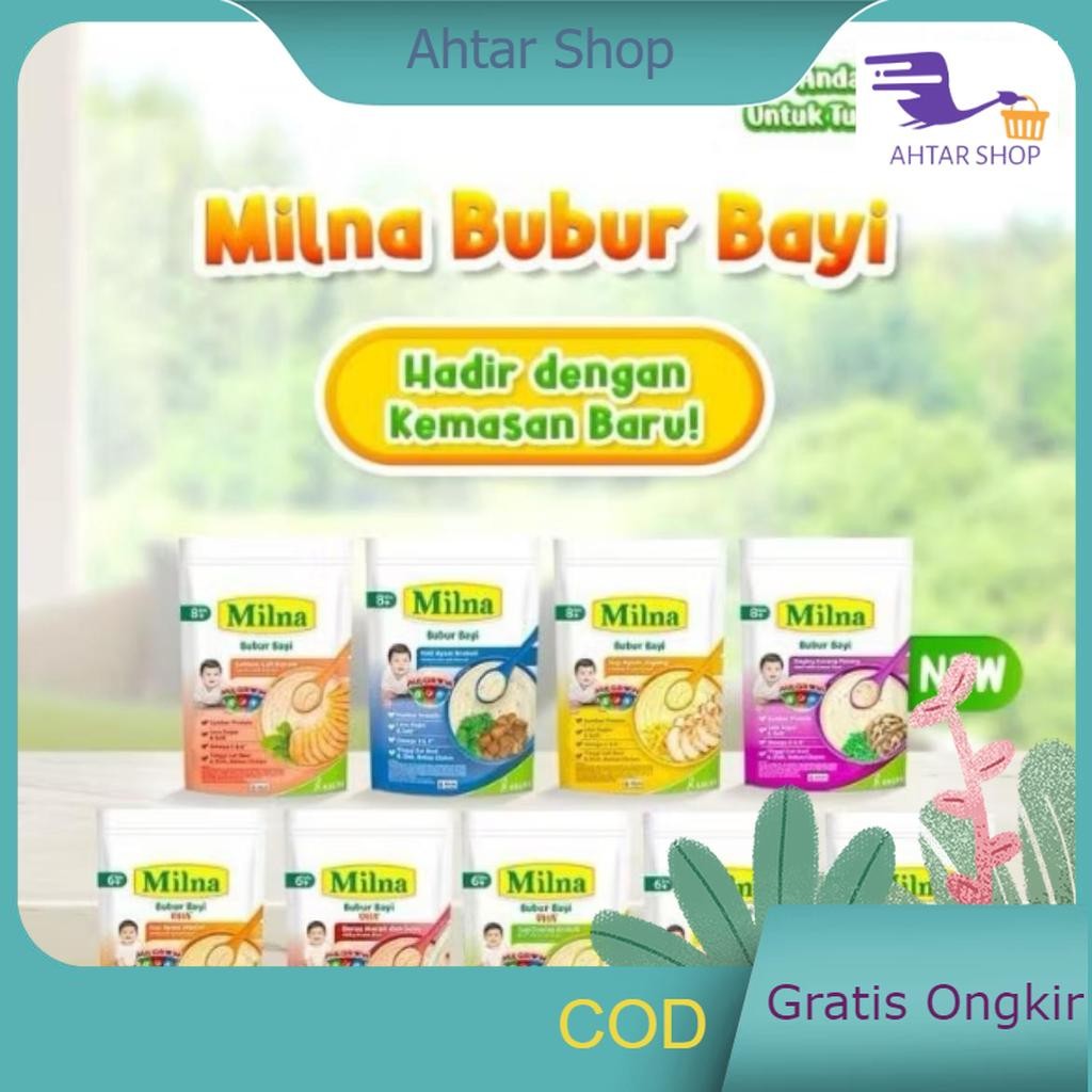 Milna Bubur Tim Bayi 6 bulan 8+ Sachet Organic MPASI Kalbe Promo