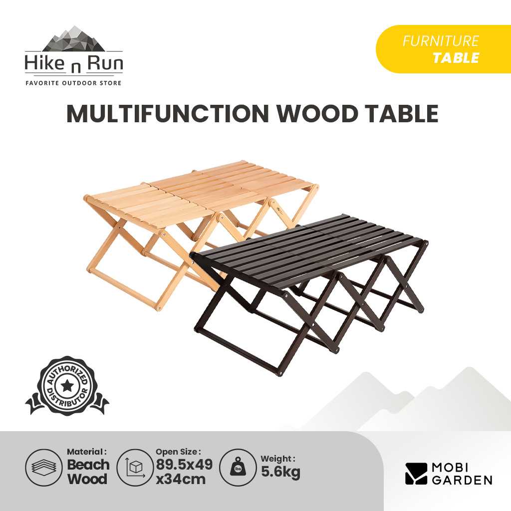 Mobi Garden NX21665014 - Meja Lipat Camping Rak Susun Camping