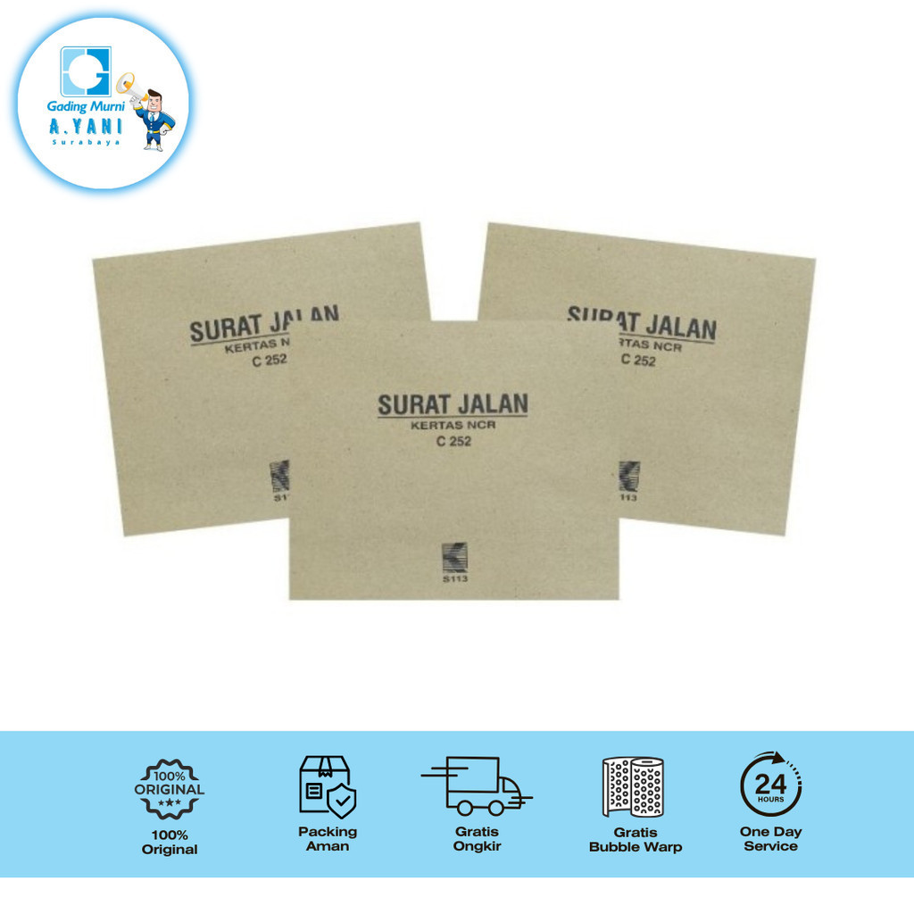 

SURAT JALAN 1/4 FOLIO KURNIA 2 3 4 5 RANGKAP