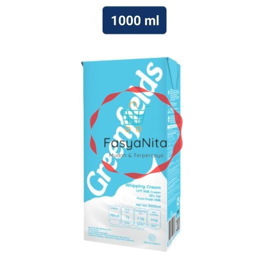 

Greenfields Whipping Cream 1000 ml - Fasyanita Denpasar