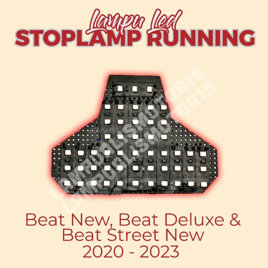 LAMPU STOPLAMP BEAT NEW DELUXE BEAT STREET BISA GANTI WARNA / LAMPU REM LAMPU BELAKANG VARIASI