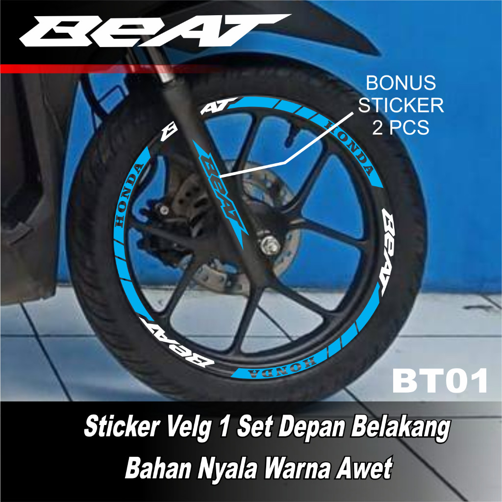 STICKER CUTTING LIST VELG BEAT