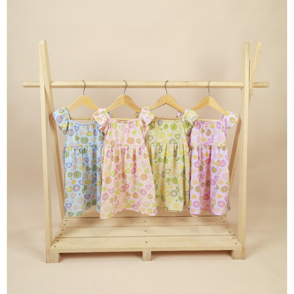 DIOEBABY DRESS KIYOMI/BAJU ANAK PEREMPUAN KATUN BERMOTIF/DRESS ANAK PEREMPUAN BAHAN ADEM FBAdw