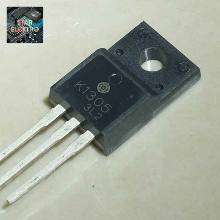 K1305 To-220f 2SK1305 2SK 1305 SK1305 FET Transistor Mosfet N-Channel 10A 100V 25W Hitachi - 2 pcs