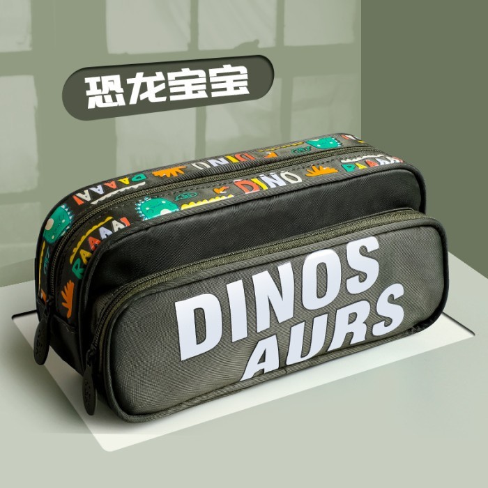 

[Collection New] Kotak Pensil Anak Sekolah Tempat Pensil Anak Sekolah import - Dinosaurs