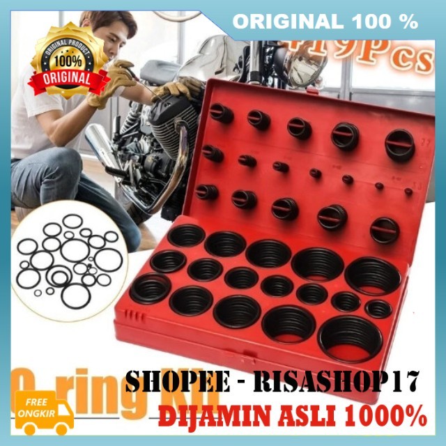 Rubber Ring Univesal Karet Rubber O Ring Karet Seal O Ring Set Universal Ring Karet Bulat 100% ASLI