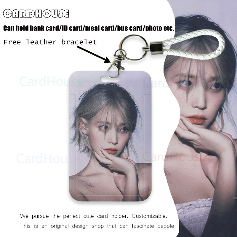 

( CardHouse ) INS ID CARD HOLDER Celebrity IU LT74 Tempat Kartu Photocard Photo Card KARTUN