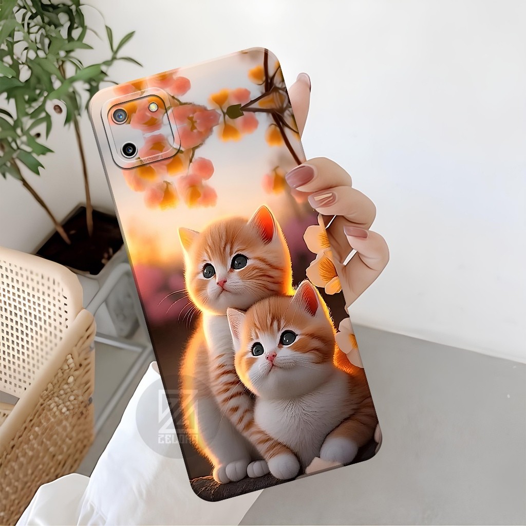 Softcase REALME C11 2020 ZELORA Fashion Case Kucing Case REALME C11 2020 Casing REALME C11 2020 Sili