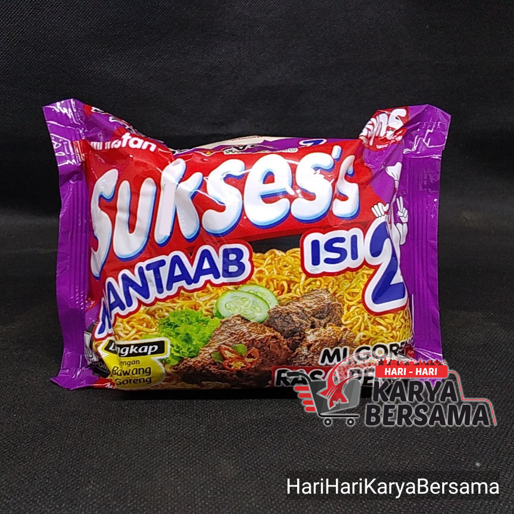 

SUKSES'S MI INSTAN ISI 2 MI GORENG RASA RENDANG 132GR