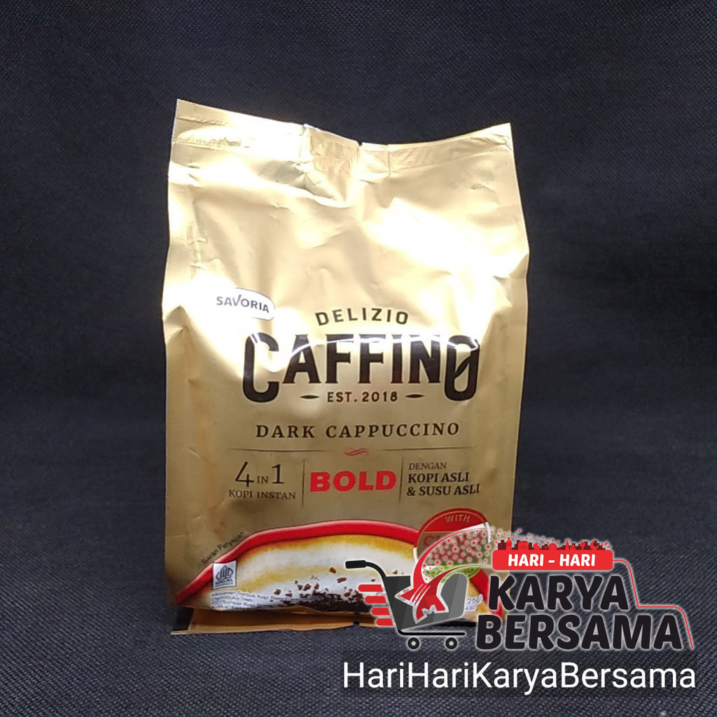 

DELIZIO CAFFINO KOPI LATTE DARK CAPPUCCINO BOLD BAG 6'S X 25GR