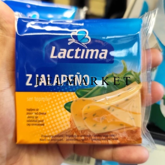 

Keju Lactima Z Jalapeno Cheese Slice / Keju Zalapeno Lactima / Pack