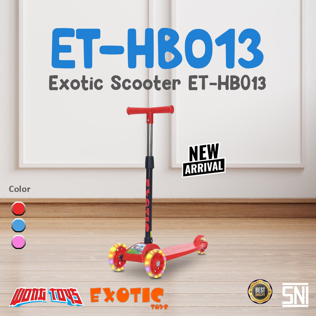Exotic Scooter ET-HB013 (ET-HB013) - Mainan Scooter Anak Manual