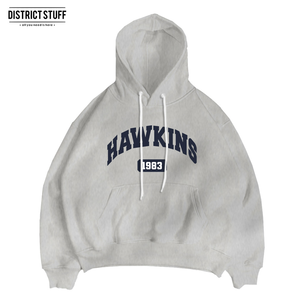 Hoodie Jumper Hawkins Jaket Pria Wanita Cotton Fleece Premium