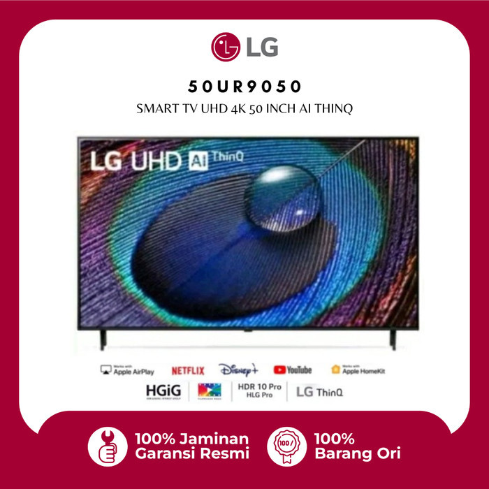 LG Smart TV UHD 4K AI Thinq 50 Inch 50UR9050