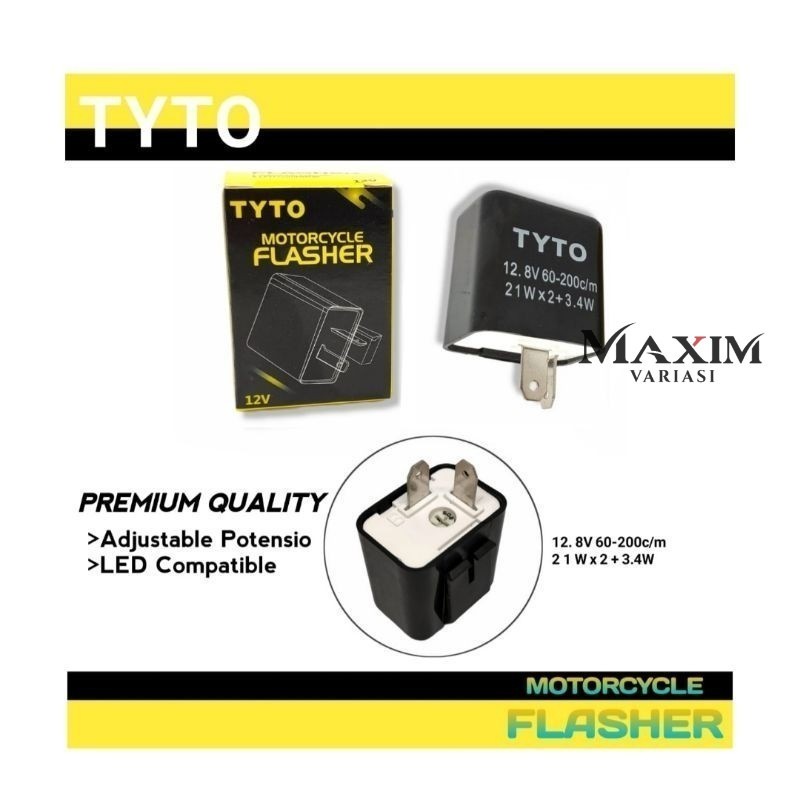 Flasher Sein / Flasher Sen Motor Original Tyto F01 Dual Pin