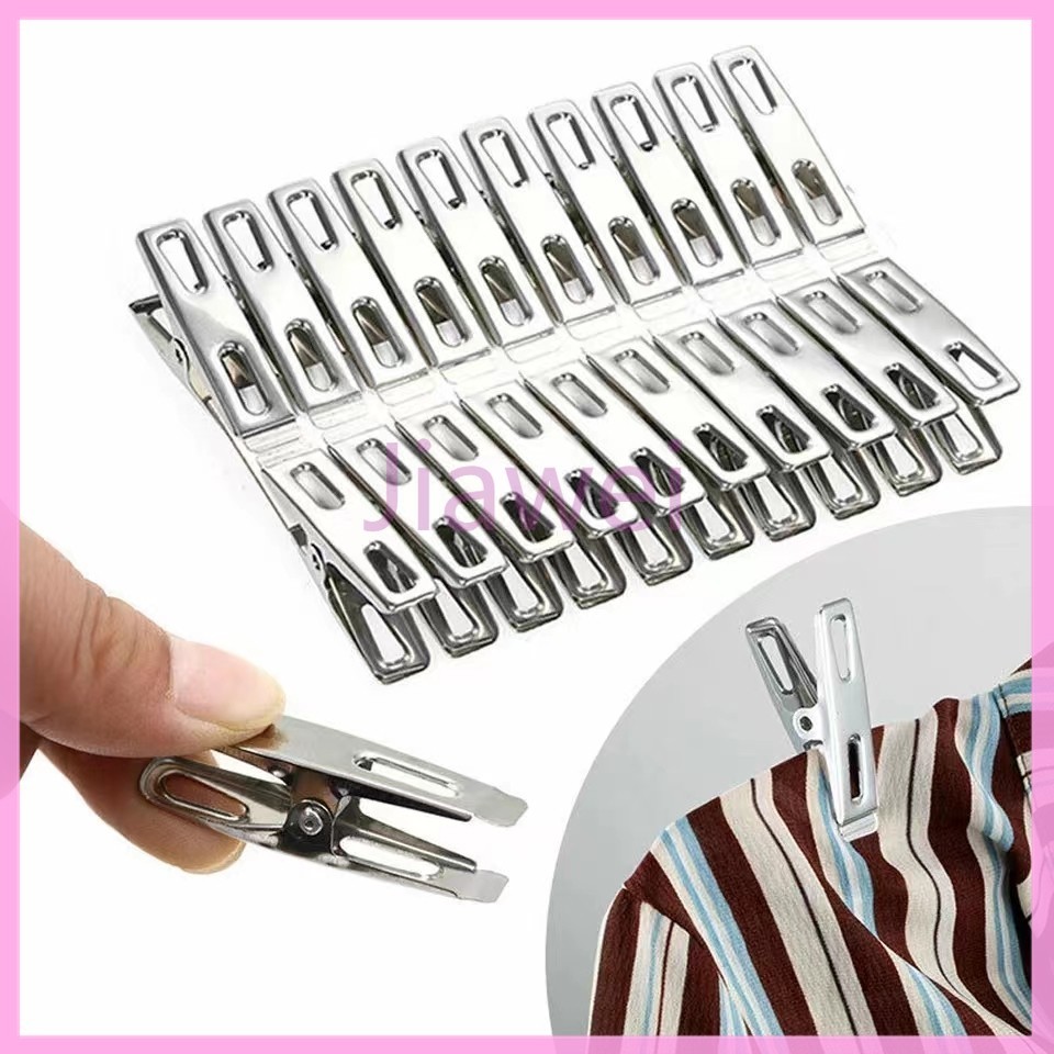 Jiawei Jepitan jemuran stainless/jepitan foto jepitan/jepitan cuci dan keringkan klip jemuran stainl