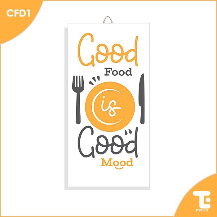 Hiasan Dinding Dapur Poster Kitchen Food Quotes Cooking Home