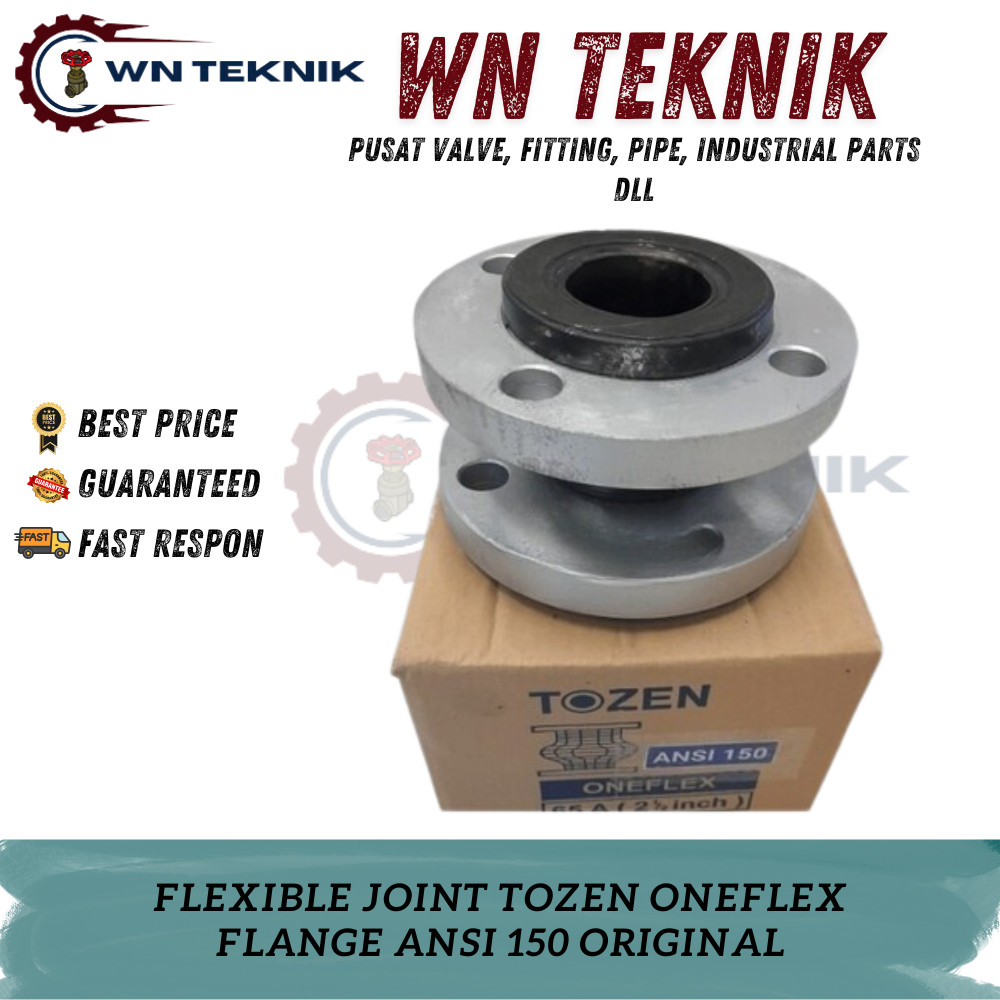 FLEXIBLE JOINT TOZEN  6" INCH ONEFLEX ANSI 150 ORIGINAL 100%