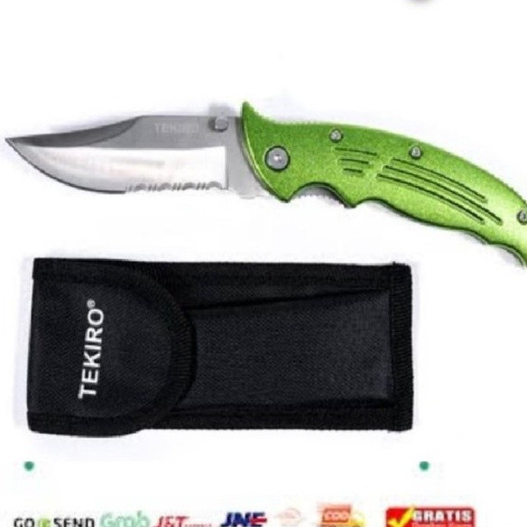 TEKIRO GT-PK1826 POCKET KNIFE-1 BESAR PISAU LIPAT STAINLESS-1 BESAR