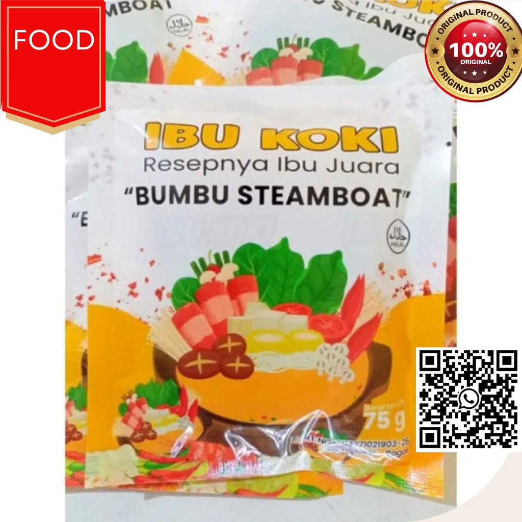 

Ibu Koki Bumbu Kuah Steamboat 75g Termurah