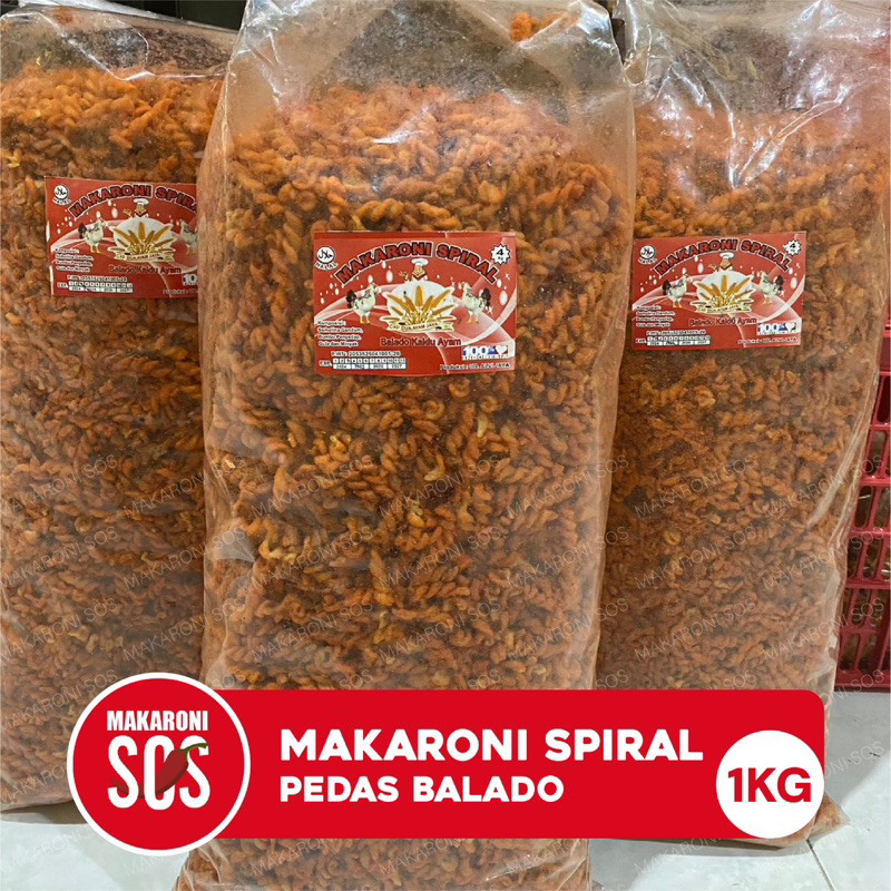 

Makaroni Spiral Balado 1KG Spiral Balado Kaldu Ayam Pedas Manis Lezat Makaroni 1KG