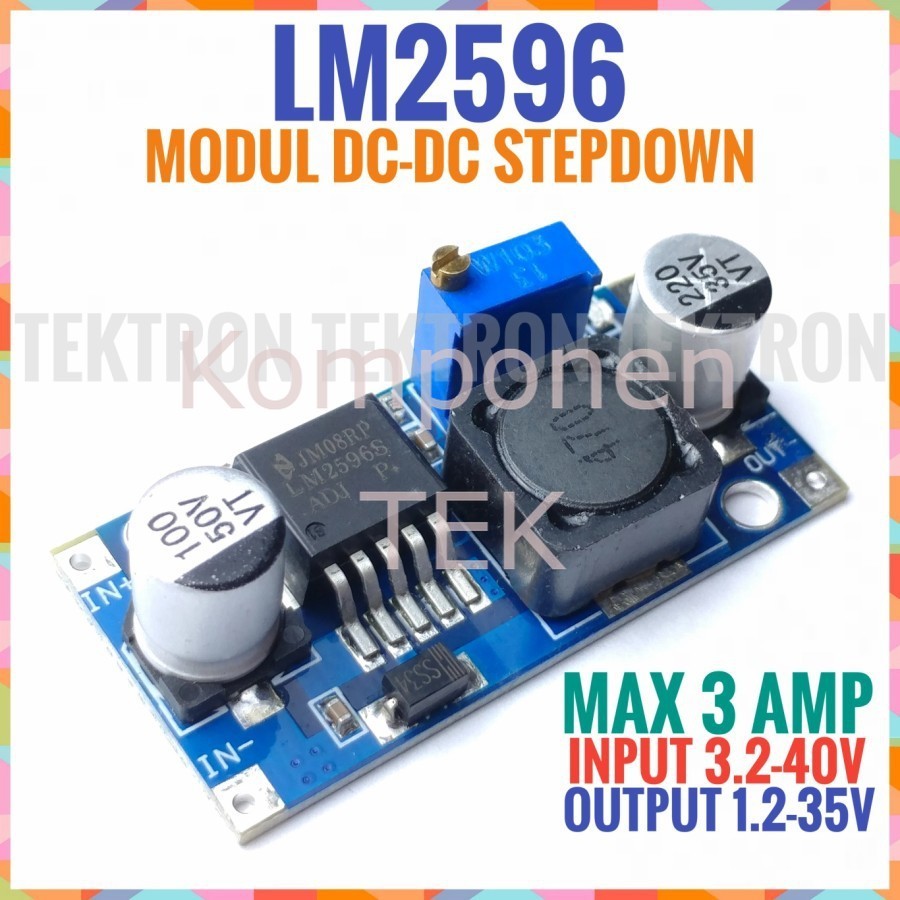 Modul LM2596 Stepdown max 3A LM2596adj Regulator LM2596S