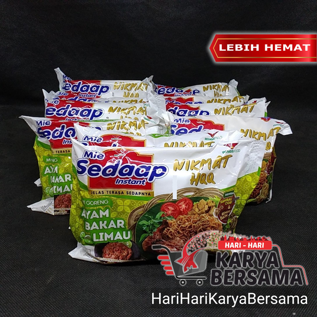 

MIE SEDAAP MIE INSTAN AYAM BAKAR LIMAU PACK 10'S X 89GR