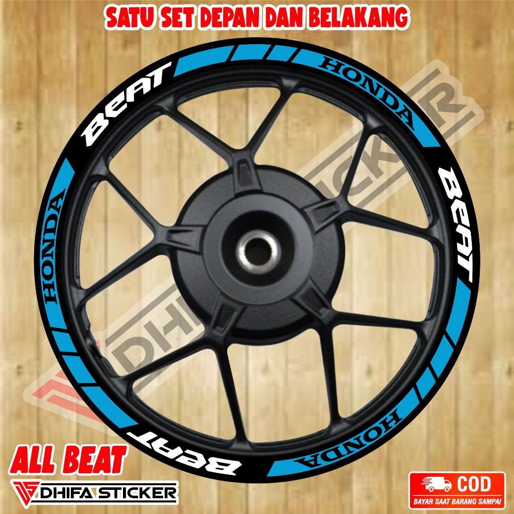 stiker velk beat stiker list velg honda beat