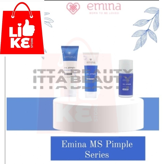EMINA PAKET FACE WASH,MOIST,SERUM (3IN1) NEW