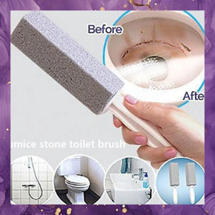 (SBA) Alat Pembersih Kerak PUMICE STONE Wajan Plak Sikat WC Toilet Closet SC1710A1