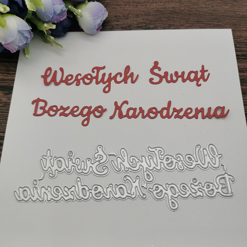 

Letter Metal Cutting Dies Stencils For DIY Scrapbooking Decorative Embossing Handcraft Template