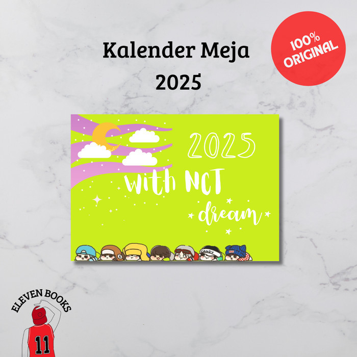 

NCT Dream Kpop Calendar Aesthetic 2025 A5 - Kalender Meja Planner /Duduk Estetik Size A5