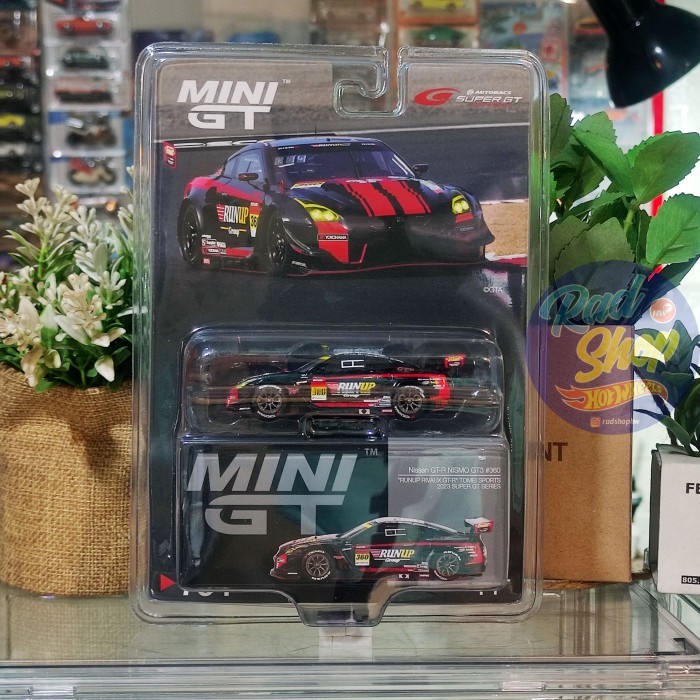 MIni GT Blister Nissan GT-R Nismo GT3 #360 Runup Rivaux GTR Tomei Sport 2023 Super GT Series 754