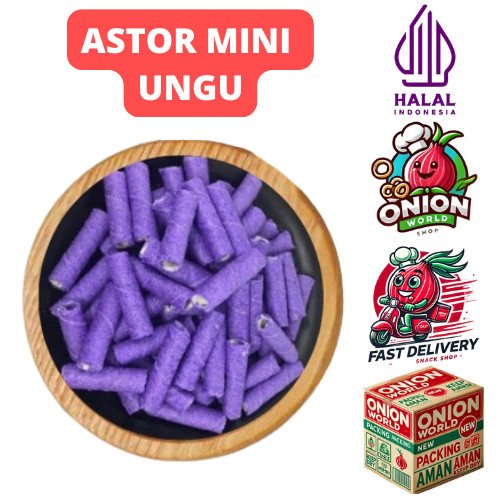 

UWD ASTOR MINI UNGU 500g Astor Barcelona Aneka Rasa Cemilan Astor Kiloan Cemilan Makanan Ringan viral