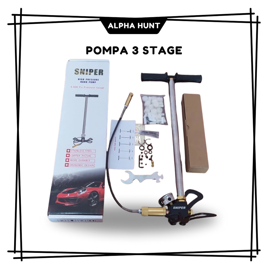 pompa pcp 6000 psi, pompa pcp import,pompa pcp murah, pompa pcp double filter