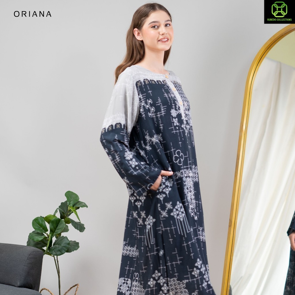 Oriana Homewear Daster Panjang Busui Laiqa Elzara Series