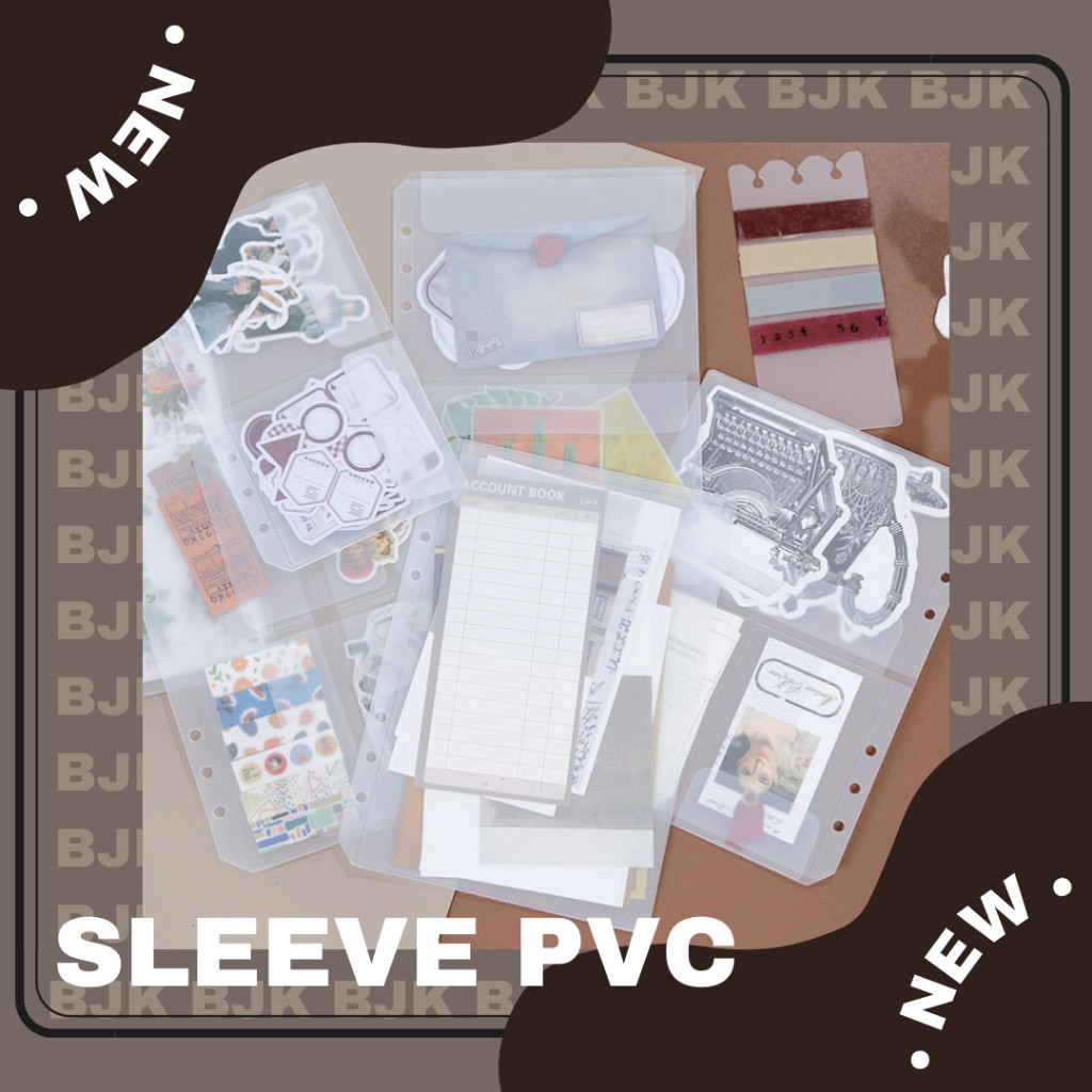 

Sleeve PVC Binder 6 Rings Ukuran A6 A5 - Sleeve Binder Savings - Aksesori Binder 6 Rings - Buku Catatan Sekolah - Notebook Binder - Buku Journal [BUJOYUK]