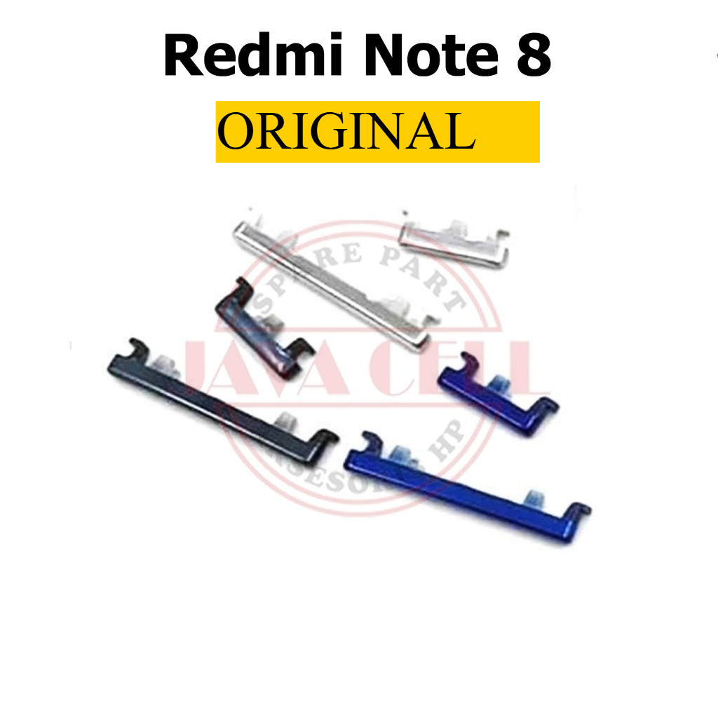 Button Tombol POWER Luar On Off + Volume Xiaomi Redmi Note 8 PNP Original REDMI