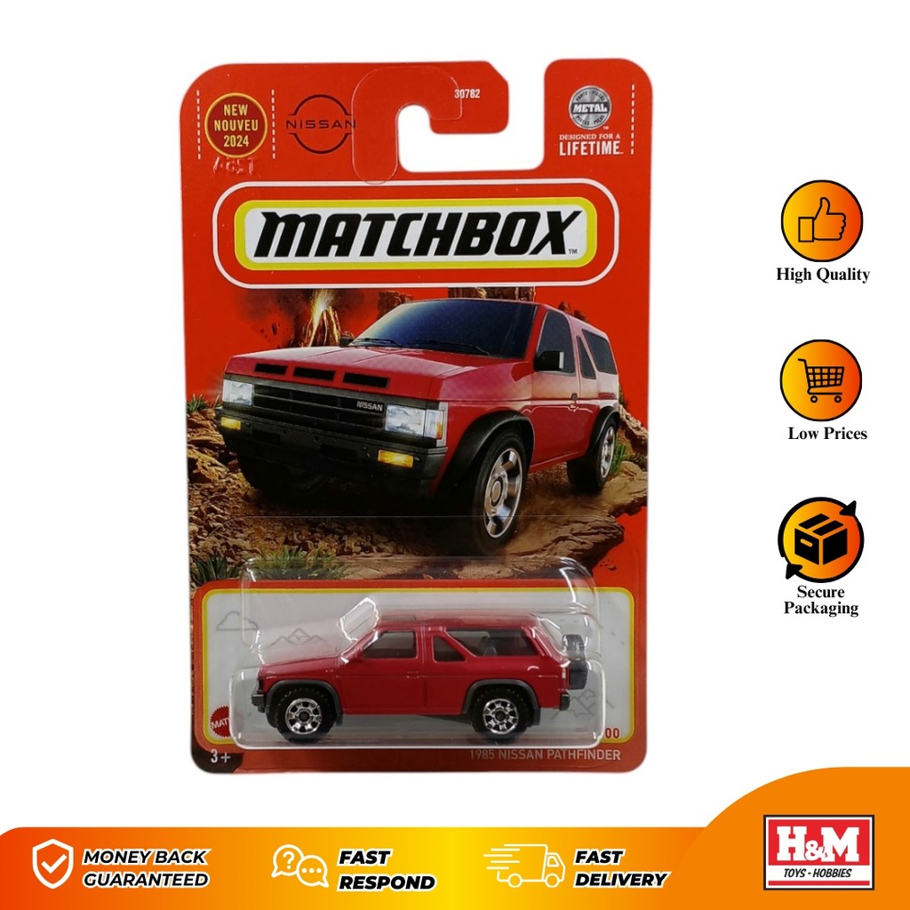 Matchbox 1985 Nissan Pathfinder Merah - 93AL