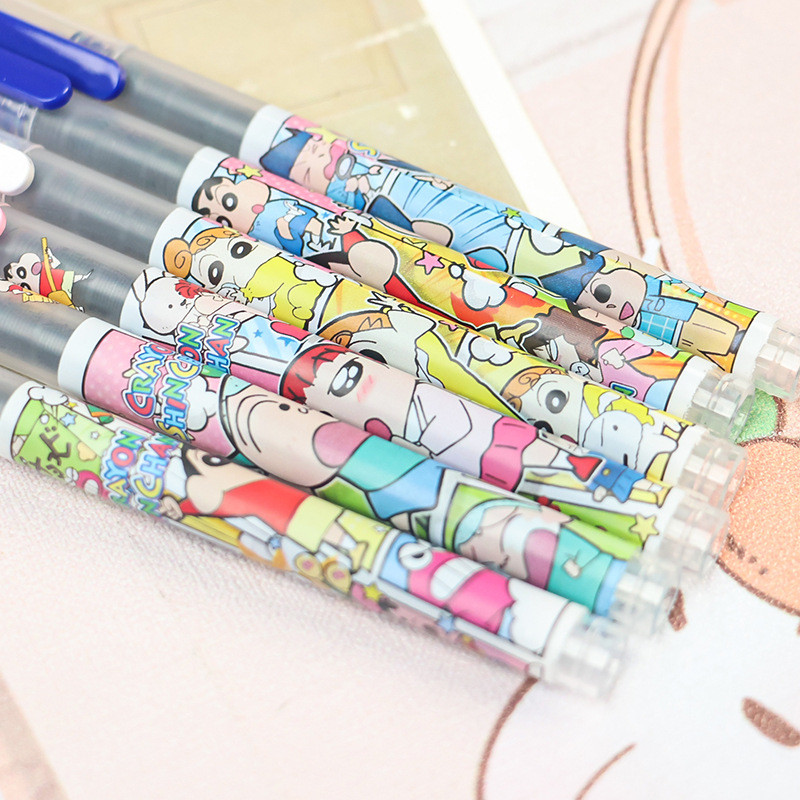 

VIRAL CRAYON SHINCHAN THEMED PEN / PULPEN 1SET ISI 6PCS MOTIF SHINCHAN KARTUN JEPANG / PULPEN AIR SHINCHAN EDITION / FOUNTAIN PEN